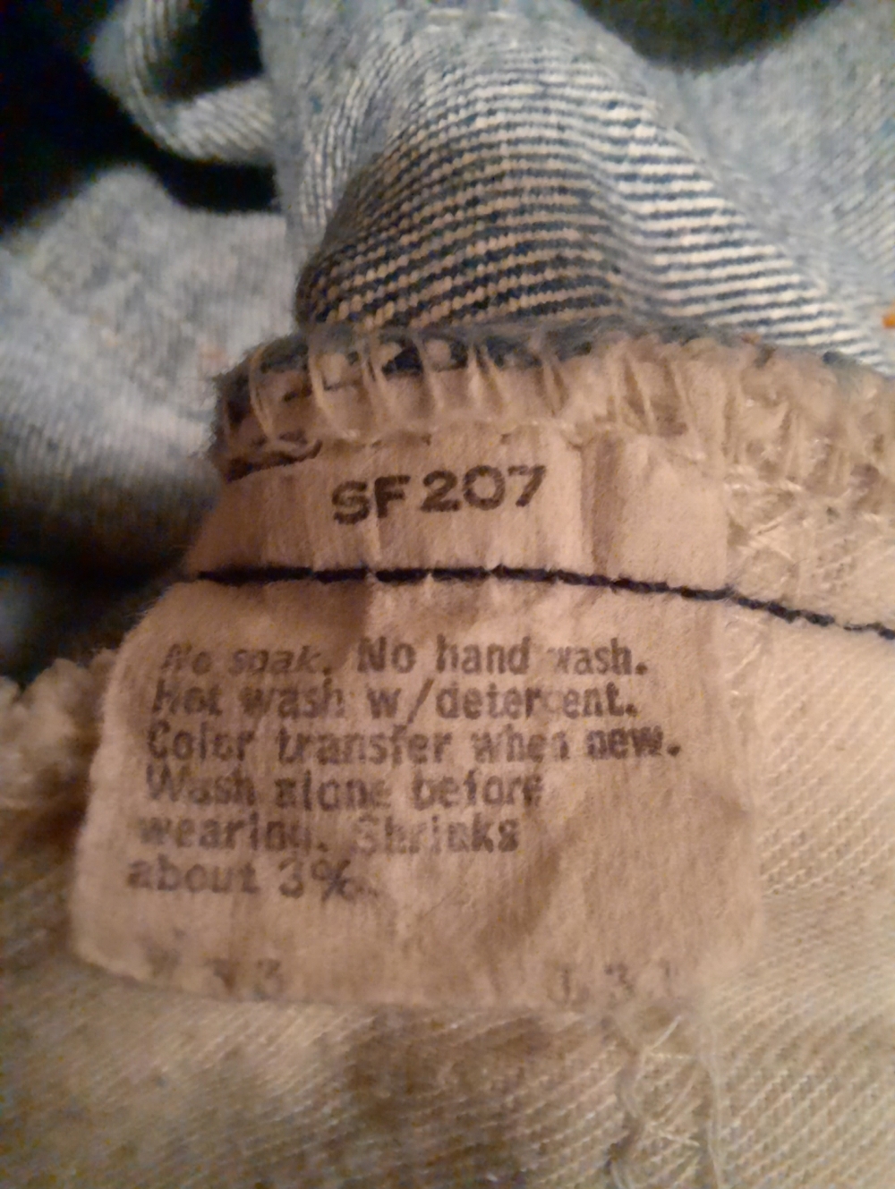 '81 LEVIS 517 Orange Tab Jeans Bootcut Ankle 80s Vintage Crop 12 32x27 - Picture 12 of 14